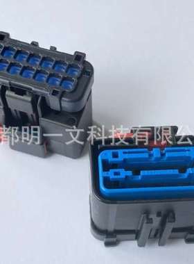 54201411母塑壳APTIV 汽车连接器10763414  14孔 2行 5.25mm 黑色