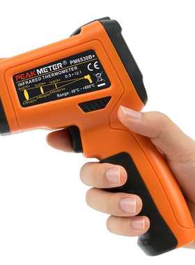 华谊PEAKMETER红外测温仪水温油温环境墙面钢铁烘焙厨房PM6530B+