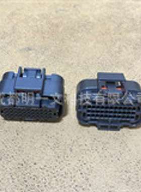 TE/汽车连接器 1554461-2 母塑壳  33P 黑色 防水