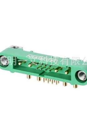 G125-MH10805M4-2AD2ADP针座12路间距1.25全新Harwin绿色