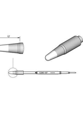 西班牙 JBC C245107 圆锥形烙铁头? 3 HT C245-107
