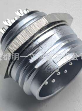 RM15TRD-10P(76)圆形连接器HRS面板安装插座10P焊接引脚螺纹锌合
