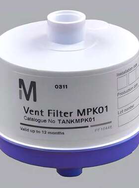 TANKMPK01 MERK默克密理博PE水箱空气过滤器（II级水）通气过滤器
