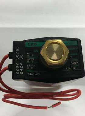 AB42-02-7现货CKD常开电磁阀AC220V全新原装正品当天发货