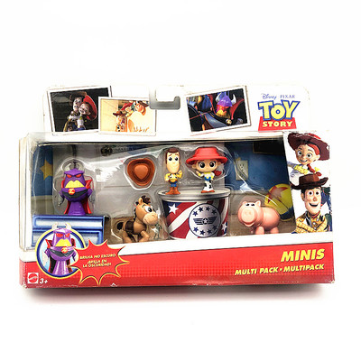 玩具总动员3迷你公仔伍迪翠丝巴斯光年精致卡装多款选