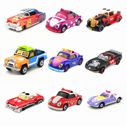 TOMY多美卡合金小车 迪斯尼玩具车 米老鼠和唐老鸭儿童合金车模