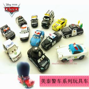 赛车总动员合金车保安警车系列 儿童玩具汽车总动员玩具车