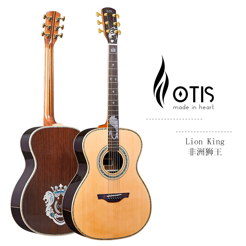 OTIS奥司-40云翅 非洲狮王全单吉他 N-91，高级品质，超棒音色