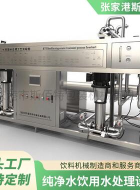 商用净水器大型双级反渗透水处理生产设备学校工厂用直饮水纯水机
