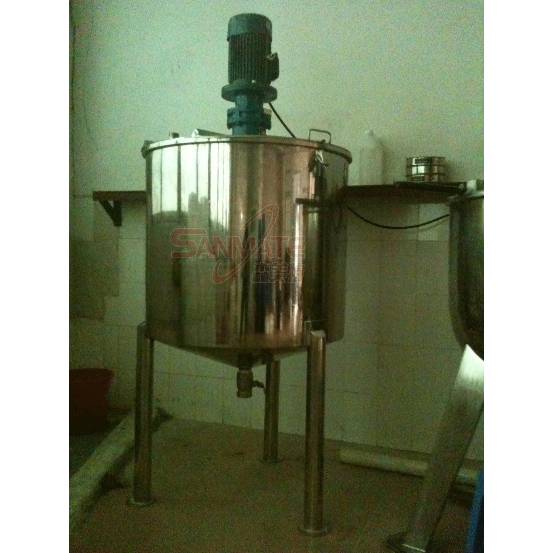 500L洗衣液洗洁精搅拌缸500L洗洁精液体搅拌机洗洁精设备调配罐