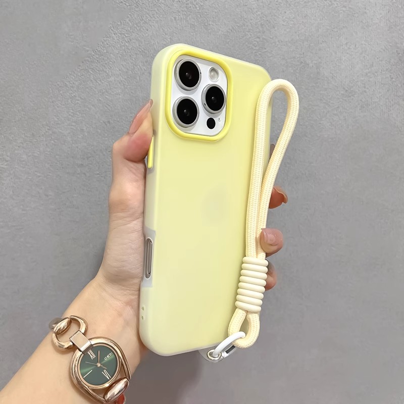 果冻二合一适用iqooz9tubro手机壳z9x新款纯色z6硅胶iQOOZ7男女Z5款vivo带z8挂绳iqoou1简约u3x高级感Z6外壳