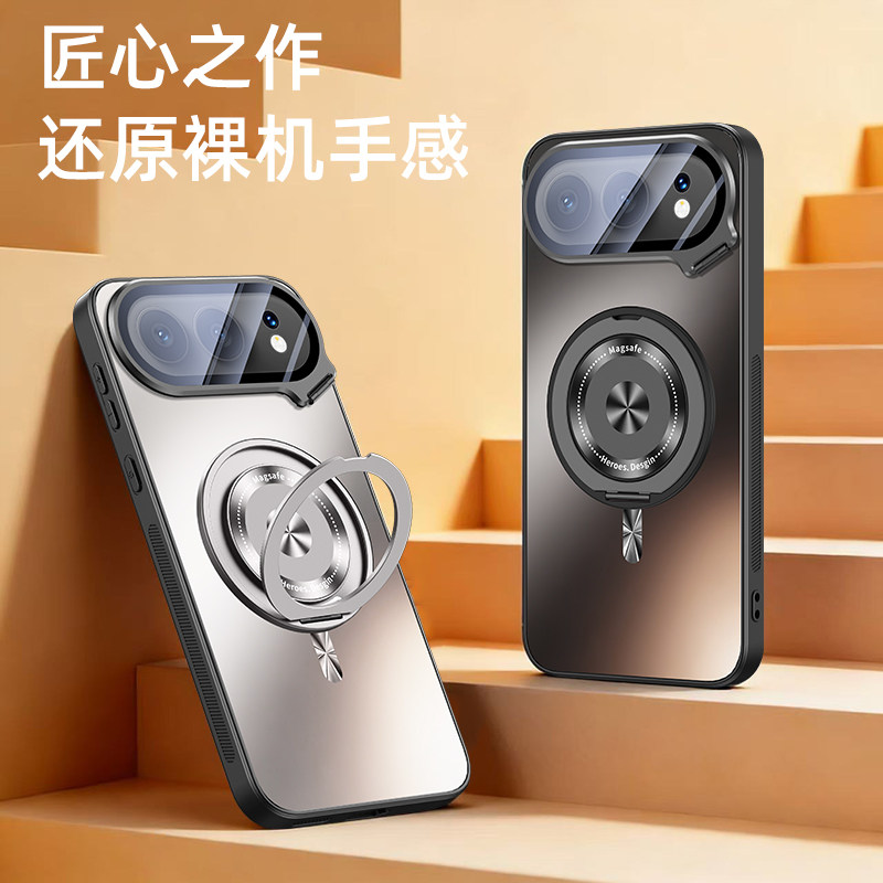 【镜头支点壳】适用荣耀500手机壳华为新款honor500pro全包防摔闪电磁吸保护套MEY一AN00男女高级带支架外壳