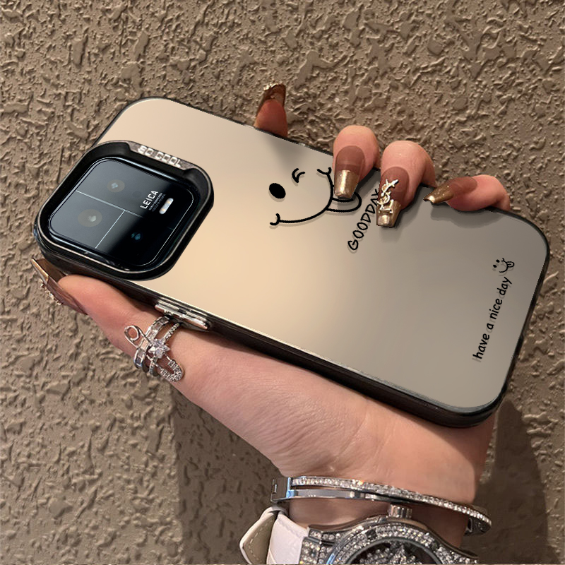 适用于小米13pro壳简约笑