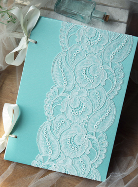 结婚礼庆用品相册签到本高档端创意嘉宾人情礼金喜簿记账欧式布置