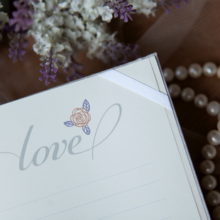 证结婚礼誓言本卡蕾丝带角宣誓册家长辈民国致辞书香港婚书套定制