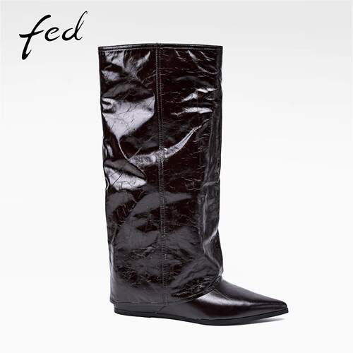 fed高级感油蜡牛皮26秋冬