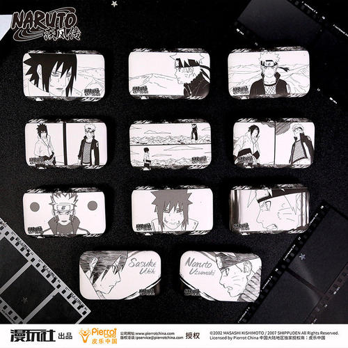 官谷火影忍者疾风传场面写终末之谷徽章吧唧佐助鸣人动漫正版周边