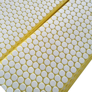 EVA脚垫圆形方形EVA脚垫 EVA单面胶垫黑色背胶脚垫厂家供应