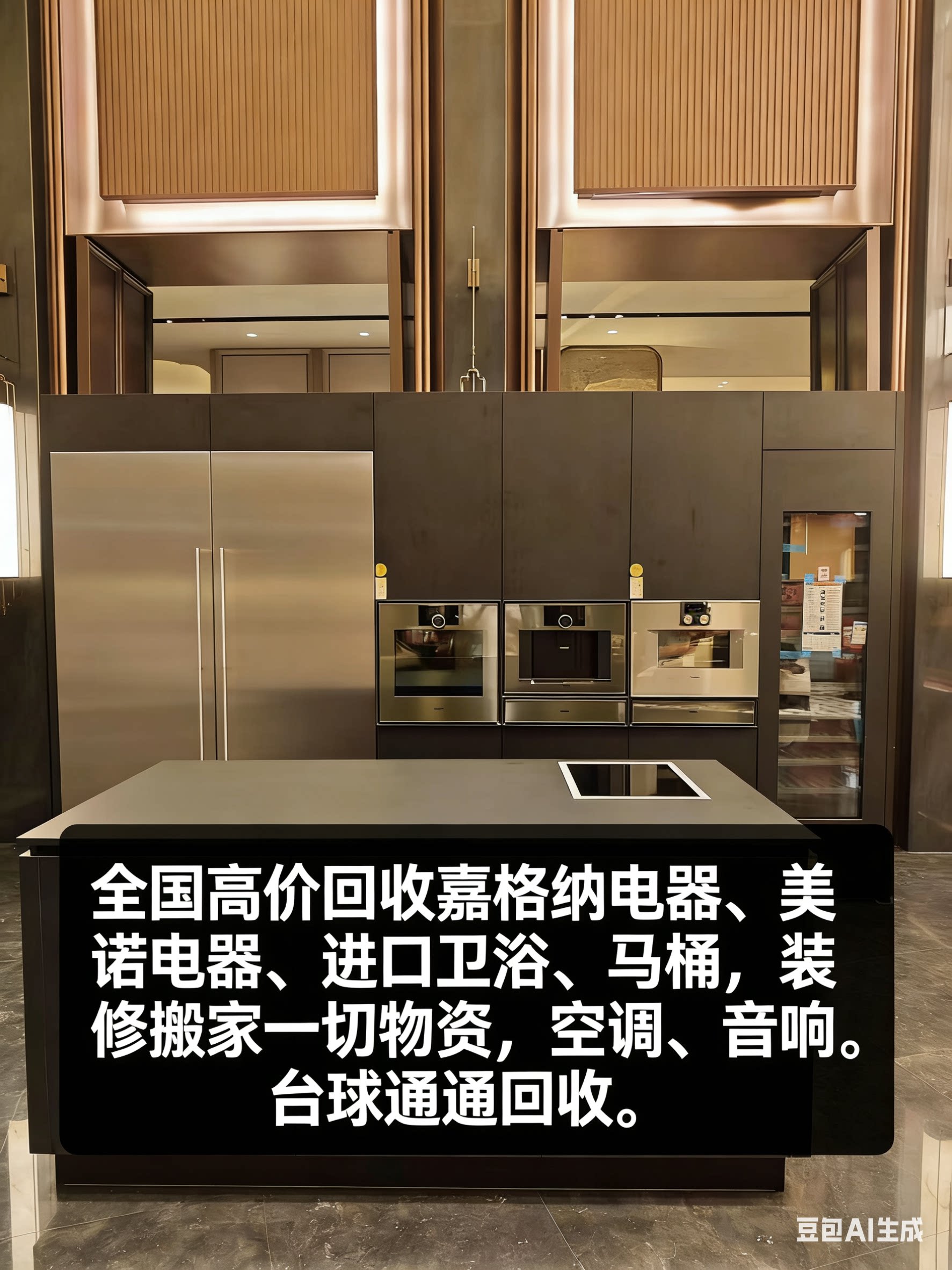 嘉格纳电器80000块钱回收燃气灶电磁炉红酒柜烤箱冰箱全套新的图片