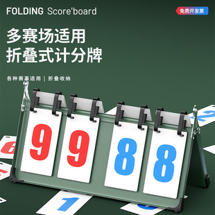Flip Scoreboard: For Basketball,Pool,Football,Badminton & TT