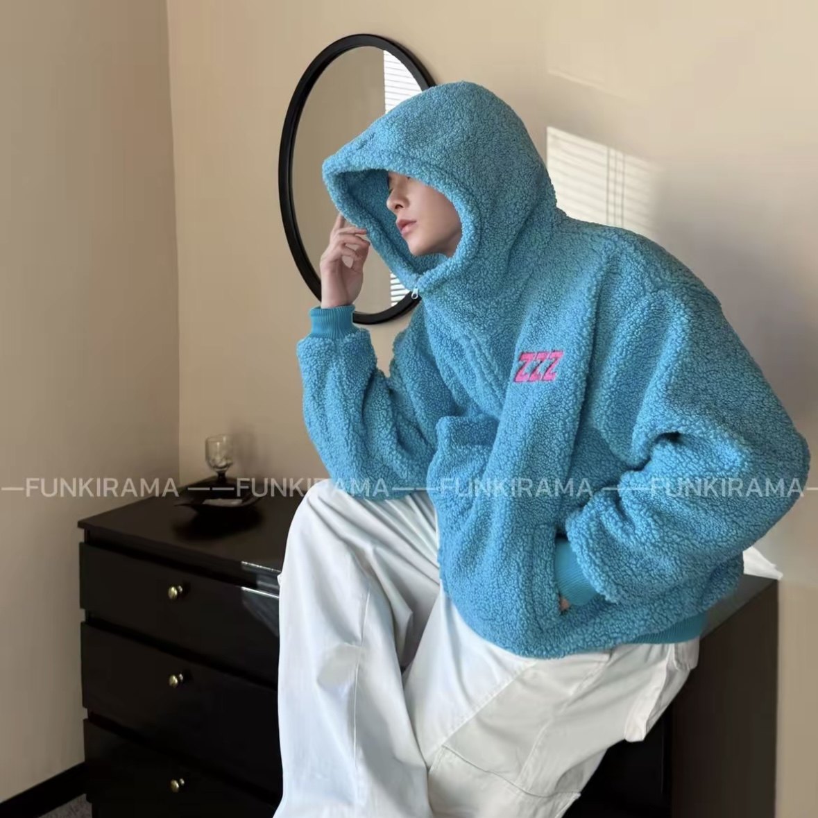 【双面穿】原创自制美式宽松时尚潮流连帽百搭休闲冬款男保暖外套