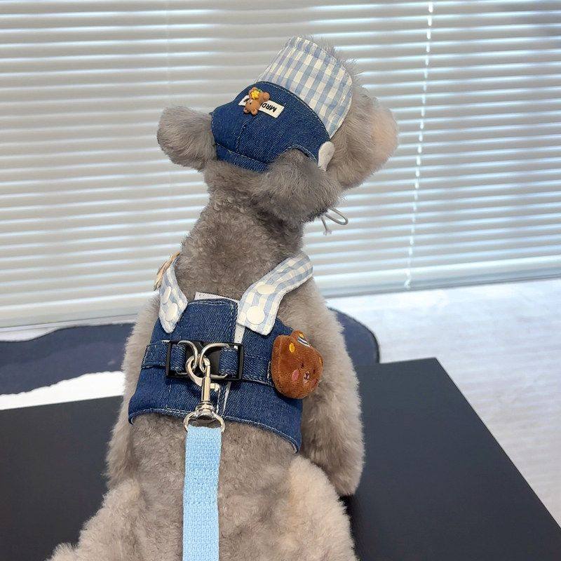 狗比熊牛仔背心约克夏新款牵引秋装宠物宠物狗猫咪胸背贵宾服装可,宠物/宠物食品及用品,狗宠物服装/雨衣,淘宝优惠券,粉丝福利购,淘宝优惠卷