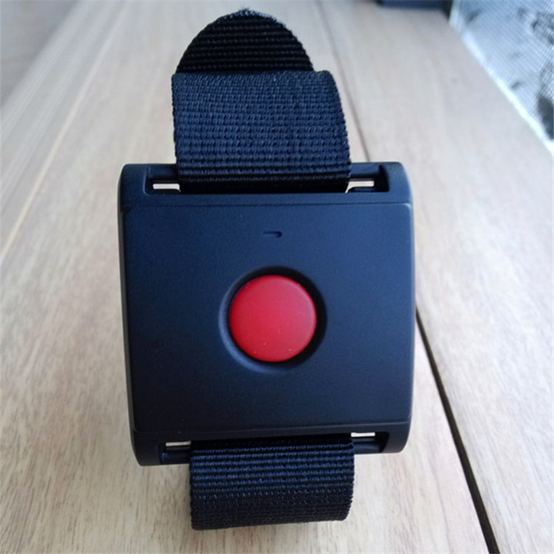 防水型一键手表式遥控器发射器无线呼叫器分机手腕大单键呼叫按钮