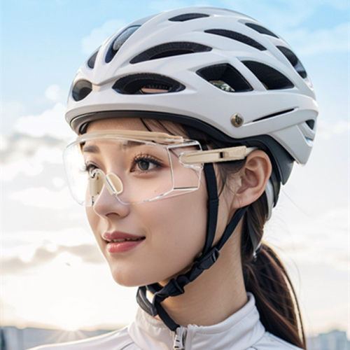 电动车大框透明防雾护目镜女款