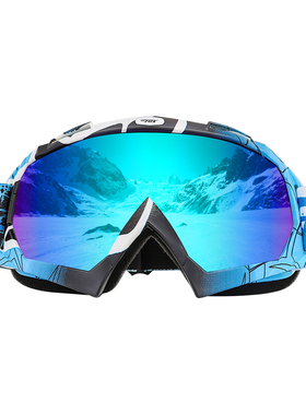 BATFOX 滑雪雪镜户外营运动全地形护目镜UV400防护防尘防滑带F806