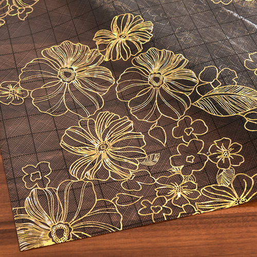 轻奢无味夹花PVC软玻璃桌垫