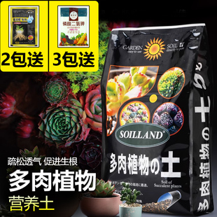 多肉植物专用土营养颗粒土家用园艺养花种植土生石花玉露通用花土