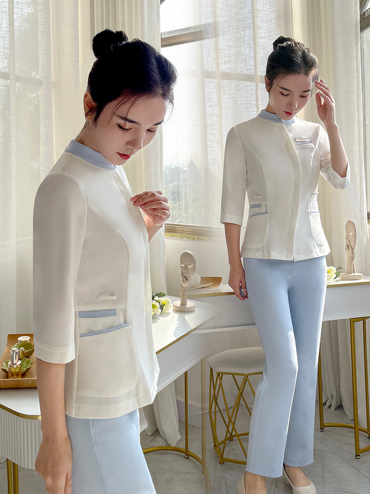 NEW BEAUTY SALON BEAUTICIAN OVERALLS WOMENS SUIT CONFINEMENT CENTER CONFINEMENT NURSE HEALTH CENTER MATERNITY NURSE MATERNAL AND CHILD CARE