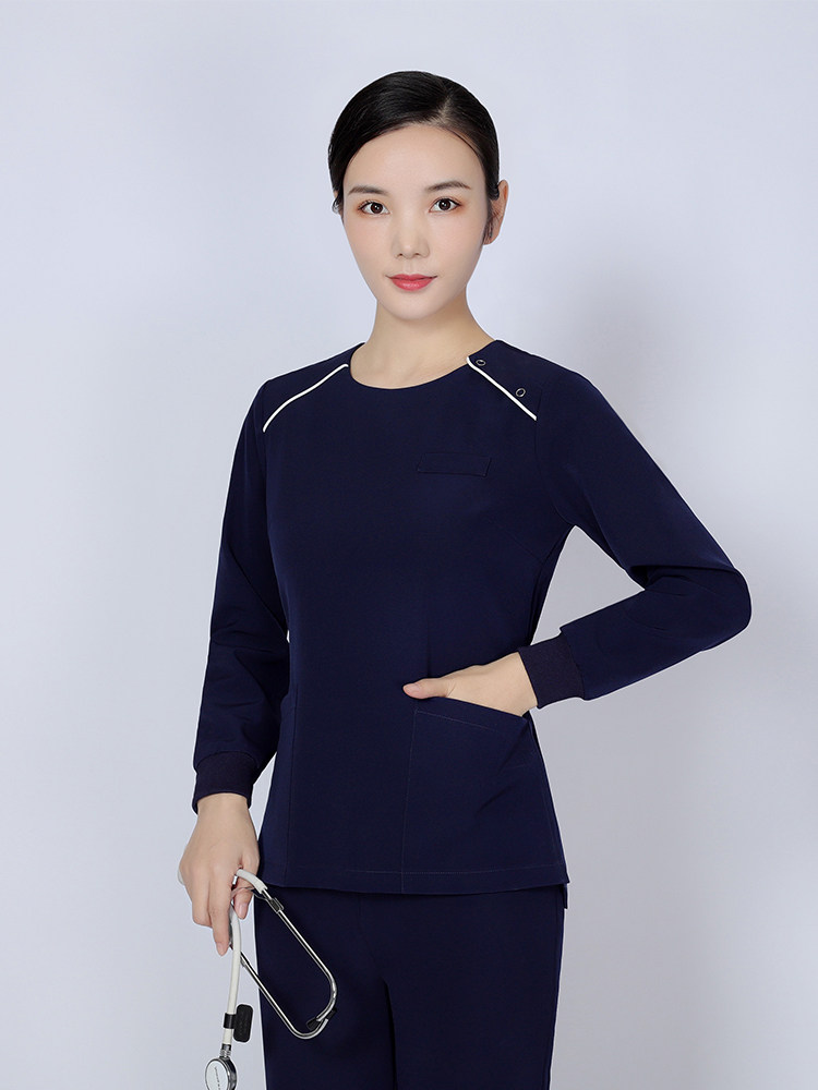 KOREAN-STYLE OPERATING ROOM CLOTHES ISOLATION HAND CLOTHES WOMENS LONG-SLEEVED BRUSH HAND CLOTHES BEAUTY ORAL BEAUTY PET DOCTOR UNIFORMS