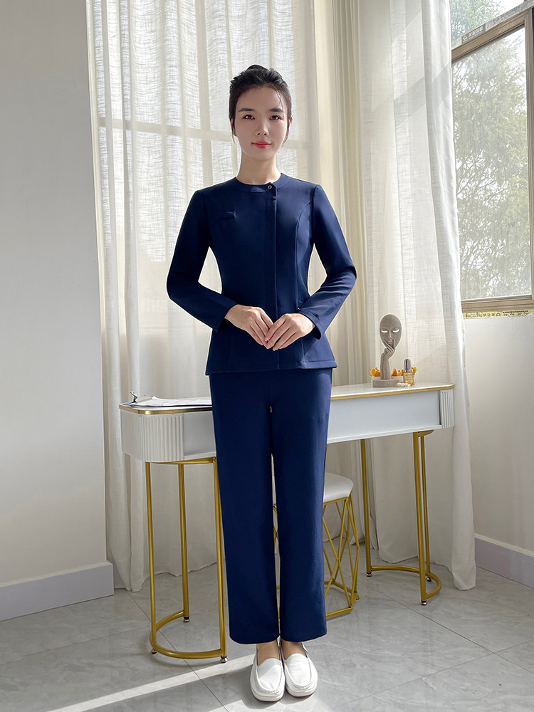 NURSE UNIFORMS SPLIT LONG SLEEVES WOMENS ANTI-STATIC CONFINEMENT NURSES NURSING CLOTHES BEAUTY SALONS DENTISTS AND DENTISTS WORK CLOTHES ARE HIGH-END