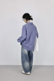 25033P格子衬衫女长袖宽松休闲，女装衬衫，钱塘801（原钱塘901）