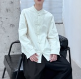 3061P70中式盘扣衬衫女长袖，女装衬衫，钱塘801（原钱塘901）