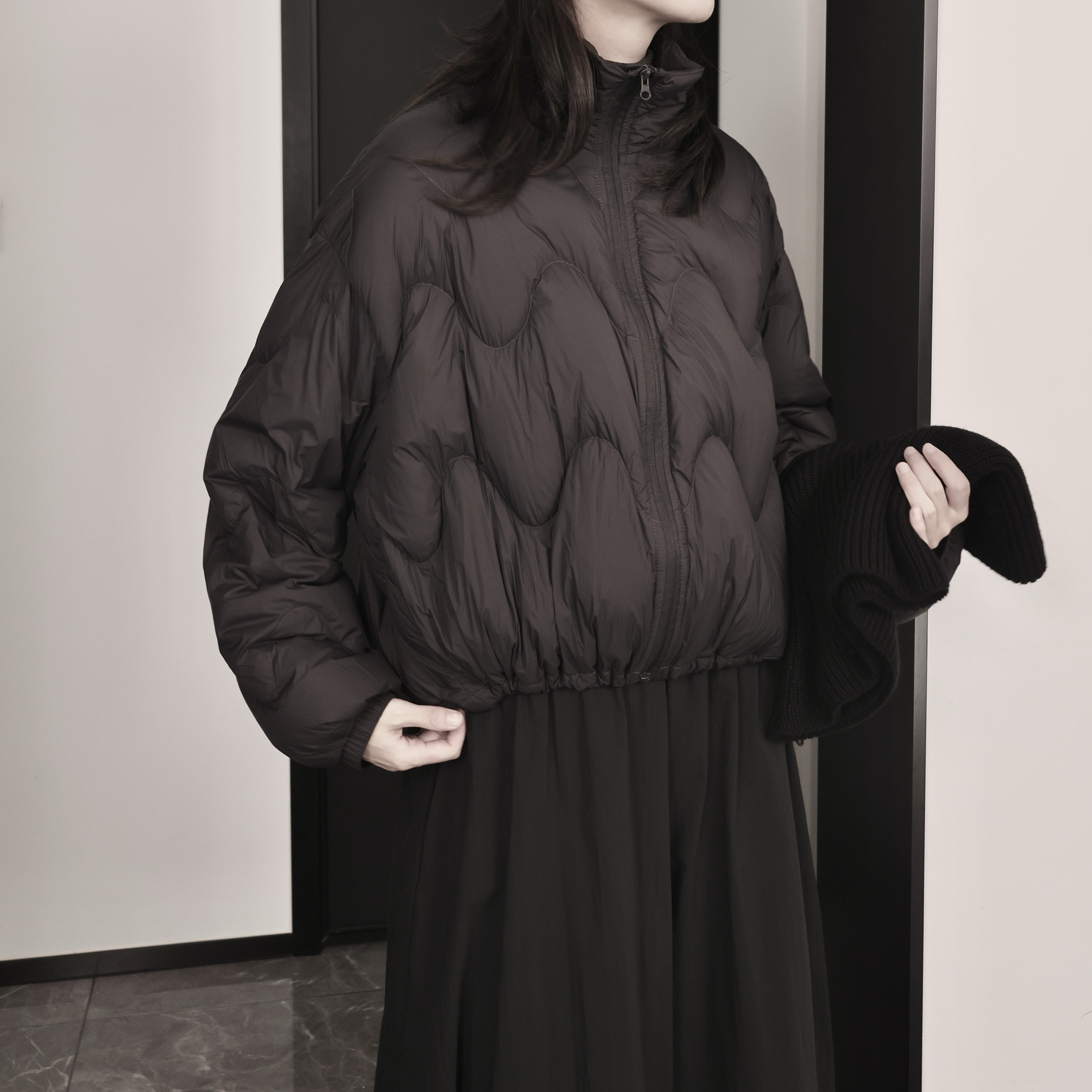 ED730P325羽绒服女加厚保暖轻薄,女装羽绒服,钱塘801（原钱塘901）