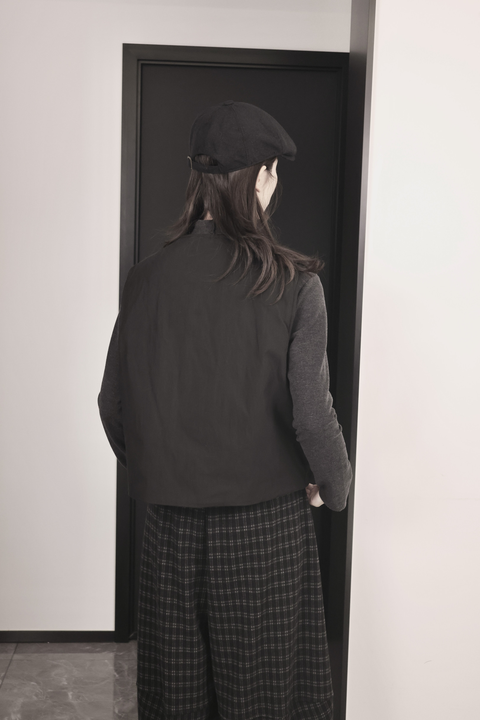 6738P90暗黑刺绣马甲夹棉,女装马甲,钱塘801（原钱塘901）