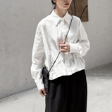 C007P衬衫女下摆花苞型，女装衬衫，钱塘801（原钱塘901）