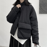 19020P145暗黑棉衣棉服女短款立领加厚夹棉外套，商品下架区，钱塘801（原钱塘901）