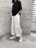 2131P55跑量款！直筒休闲裤阔腿裤宽松工装裤子街头，女装休闲裤，钱塘801（原钱塘901）