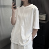 3080P50暗黑设计款短袖女夏季宽松版，女装T恤，钱塘801（原钱塘901）