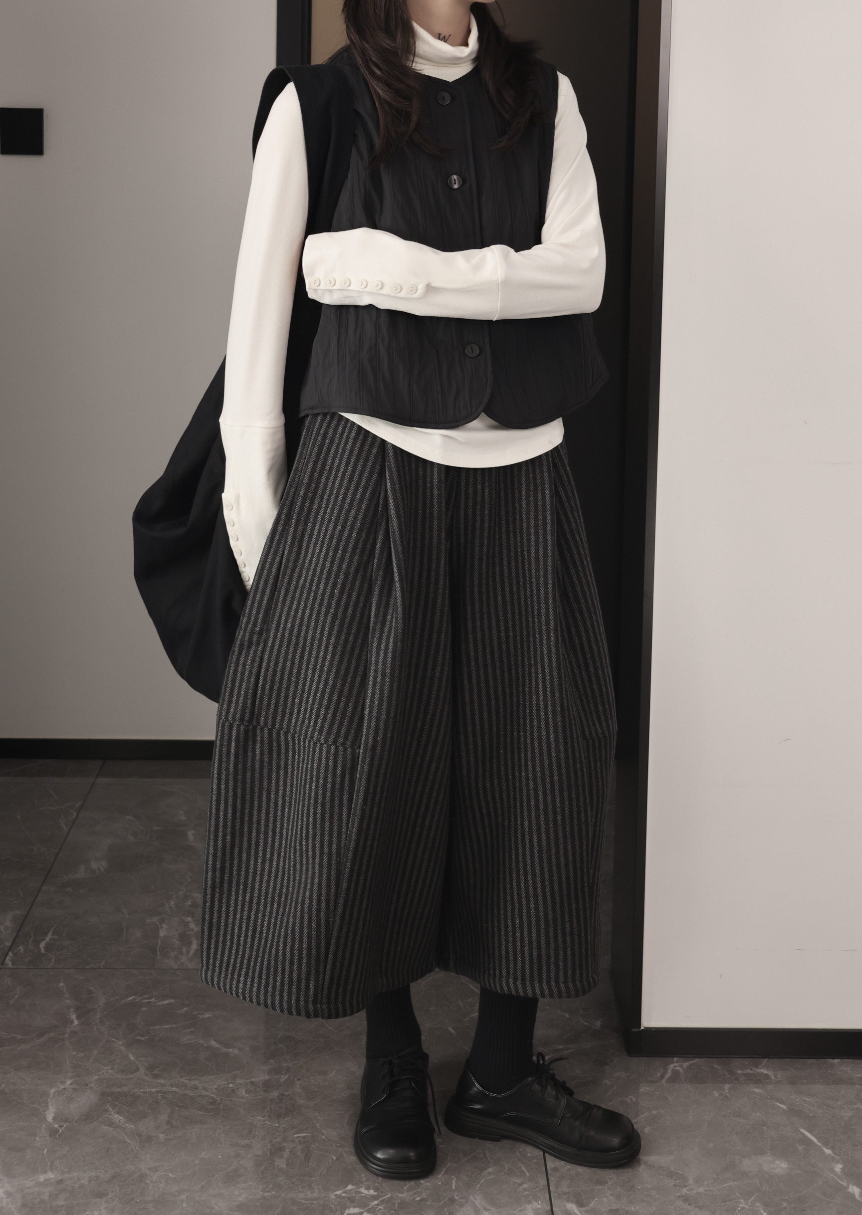 K018P78休闲裤女加绒加厚冬款图片