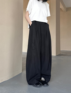 57208休闲裤女拖地裤夏季新款薄款长裤图片