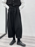 3025P75暗黑设计款长裤女明线设计秋冬新款，女装休闲裤，钱塘801（原钱塘901）