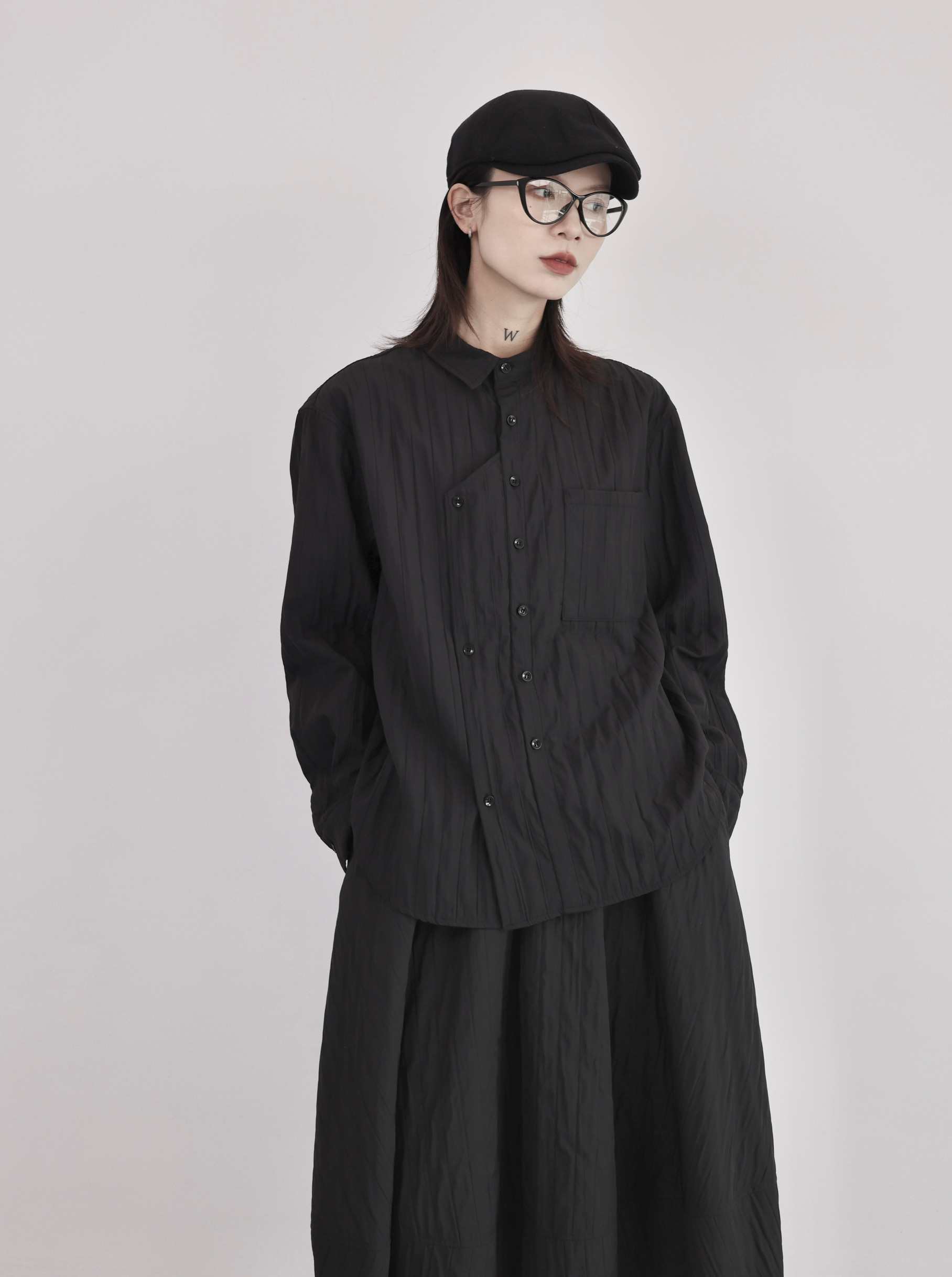 2休闲衬衫女宽松显瘦,女装衬衫,钱塘801（原钱塘901）