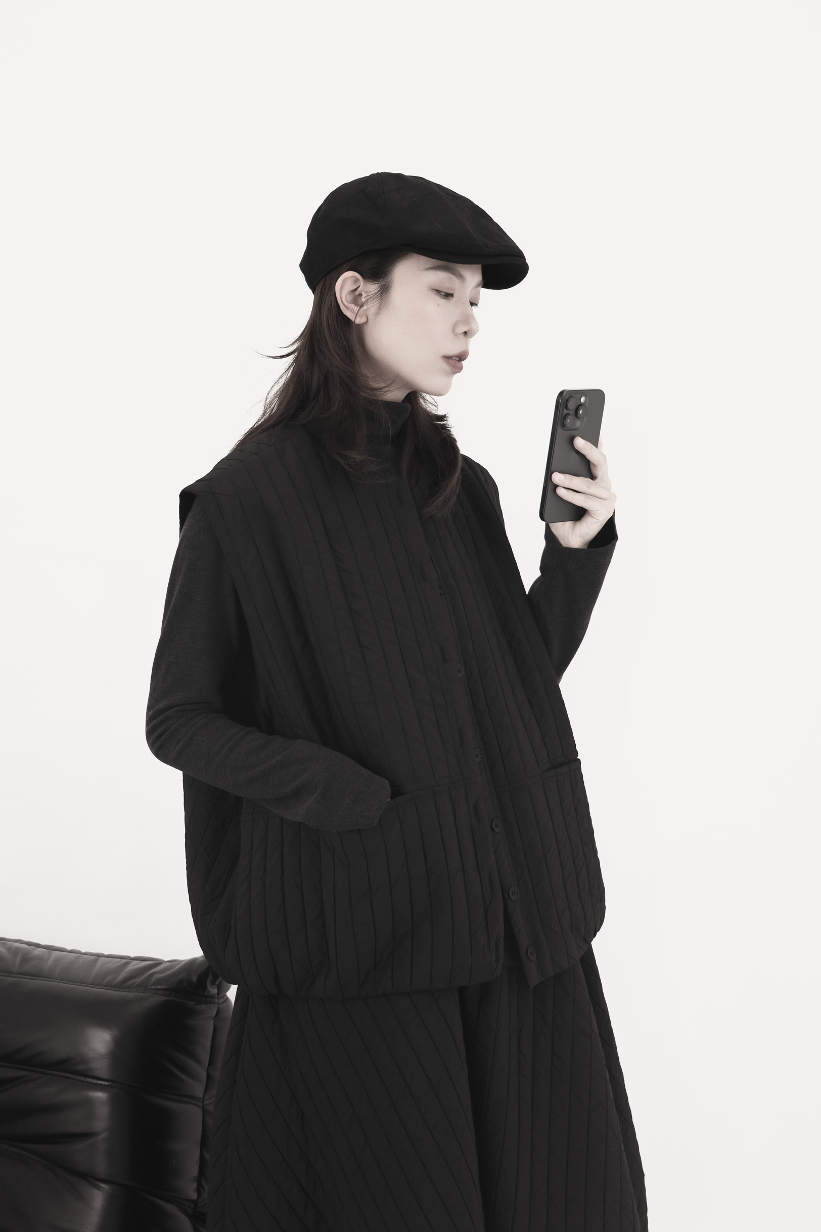 Ｍ003P75马甲女宽松日系,女装马甲,钱塘801（原钱塘901）
