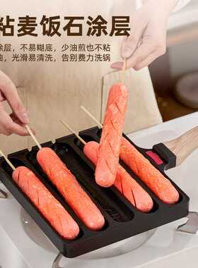 磨具铸铁烤肠盘家用小型卡式炉