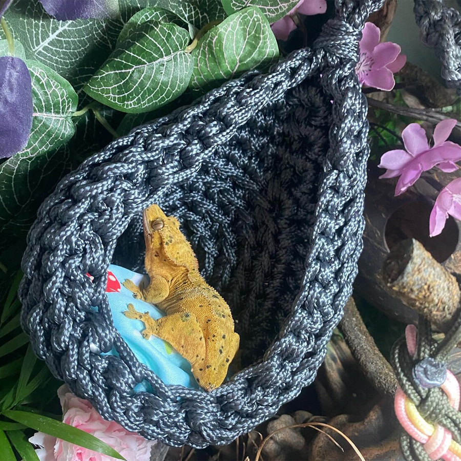 蜥蜴睡床吊床爬宠窝变色龙仓鼠