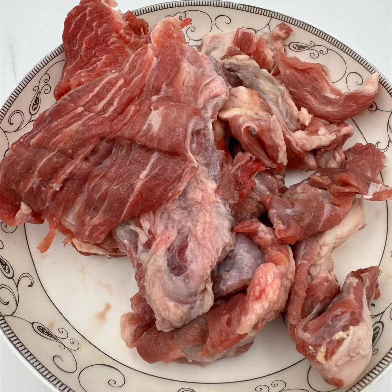 牛肉牛脖牛颈肉牛肉边角宠用原味